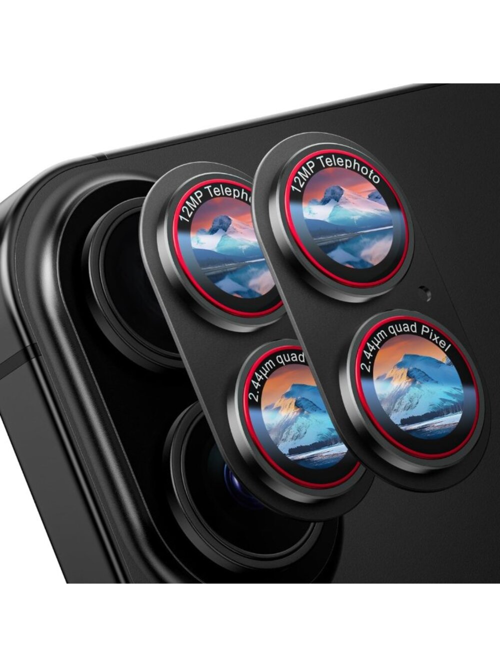 9H Tempered Glass Camera Lens Protector for iPhone 17 - Shatterproof, Full
